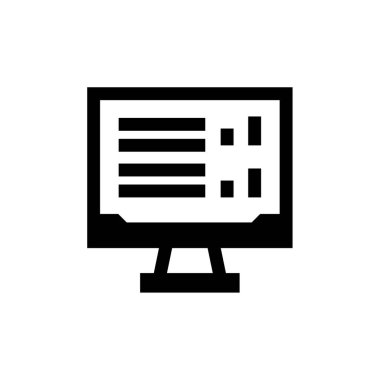 bilgisayar simgesi vektör illüstrasyonu