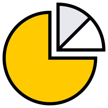 Pasta çizelgesi. Web simgesi