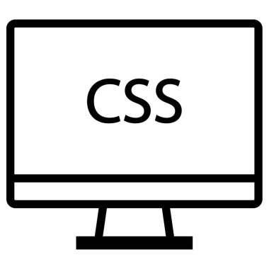 Web Geliştirme basit simgesi, vektör illüstrasyonu