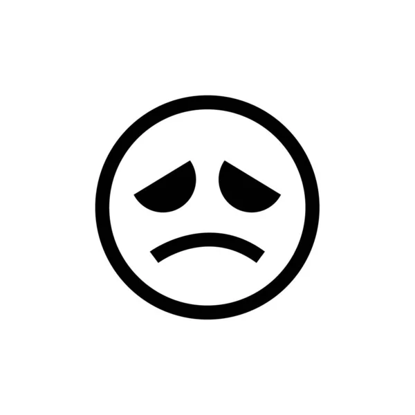 Emoji Ikon Ansiktsuttryck Emotion Symbol Vektor Illustration — Stock vektor