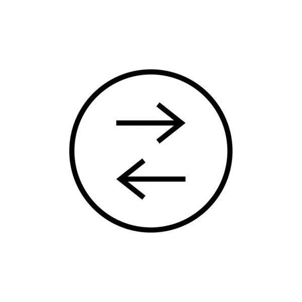 Flèches Icône Vectoriel Illustration — Image vectorielle