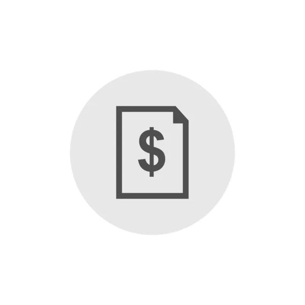 Pengar Vektor Ikon Transparent Bakgrund Platt Design — Stock vektor