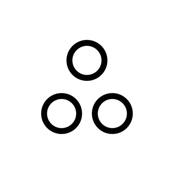 Abstracte Stippen Cirkel Logo Ontwerp Vector — Stockvector