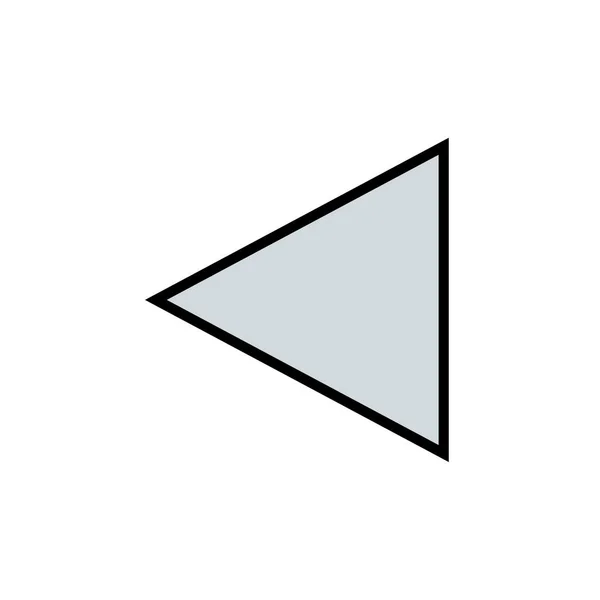 Diseño Flecha Simple Vector Ilustración — Archivo Imágenes Vectoriales