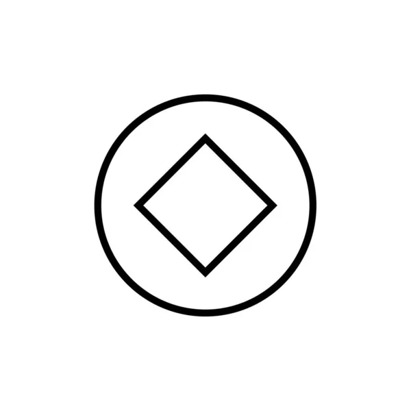 Hexagon Icon Vector Illustration — Stock Vector