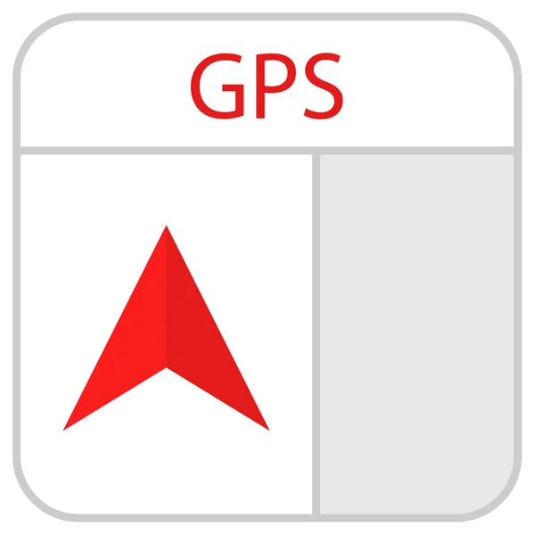 Gps Und Navigationssymbol Vektorillustration — Stockvektor