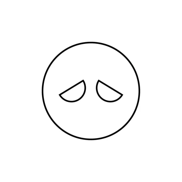 Смайлик Символ Выражения Лица Значок Смайлика Векторная Иллюстрация — стоковый вектор