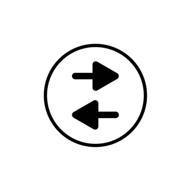 Modern ok simgesinin vektör illüstrasyonu    