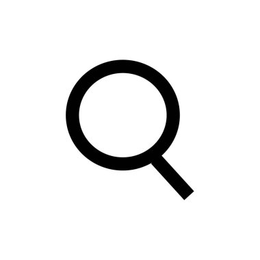 Arama simgesi vektör illüstrasyonu 