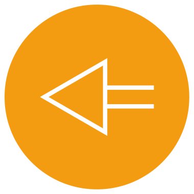 Basit ok tasarımı vektör çizimi