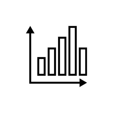 grafik ikonu vektör illüstrasyonu 