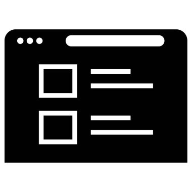 wirefram simgesi vektör illüstrasyonu