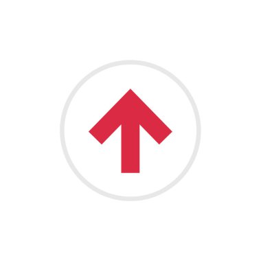 ok, web basit simgesi illüstrasyonu