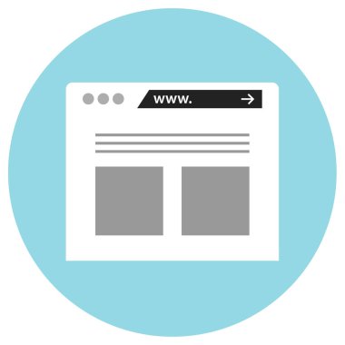 wirefram simgesi vektör illüstrasyonu