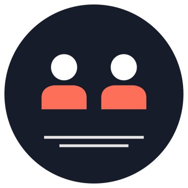 İnsan simgesinin vektör illüstrasyonu