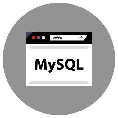 Web Geliştirme basit simgesi, vektör illüstrasyonu