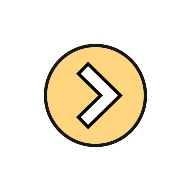 imleç yönü vektör illüstrasyonu  