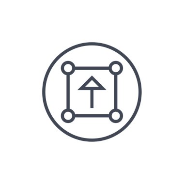 Şaşırmış şekilli yaratıcı soyut tasarım, vektör illüstrasyonu