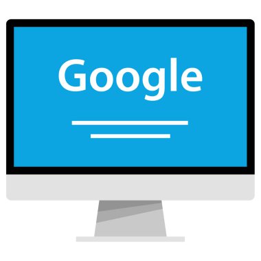 Arama simgesi vektör illüstrasyonu 