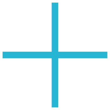 Plus modern simgesinin vektör illüstrasyonu  