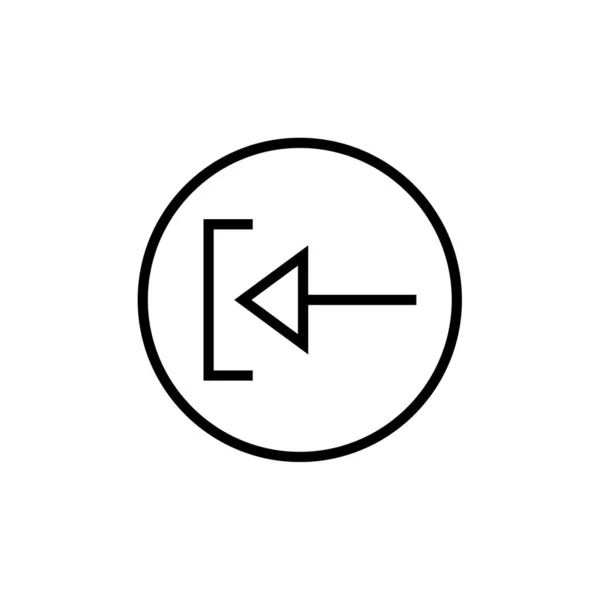 Arrow Pointer Icon Ilustrație Vectorială — Vector de stoc