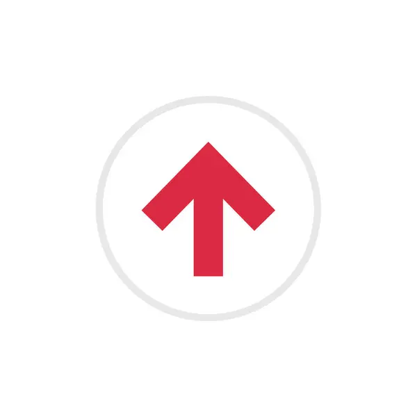 Flecha Ilustración Icono Simple Web — Vector de stock
