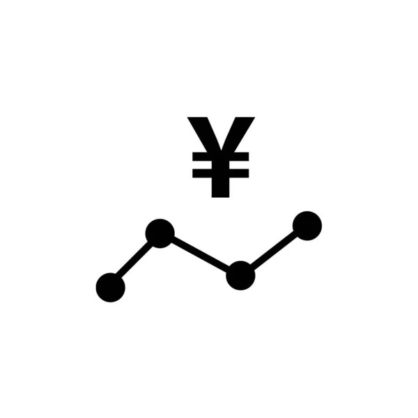 Geschäftsdiagramm Symbol Vektor Illustration — Stockvektor