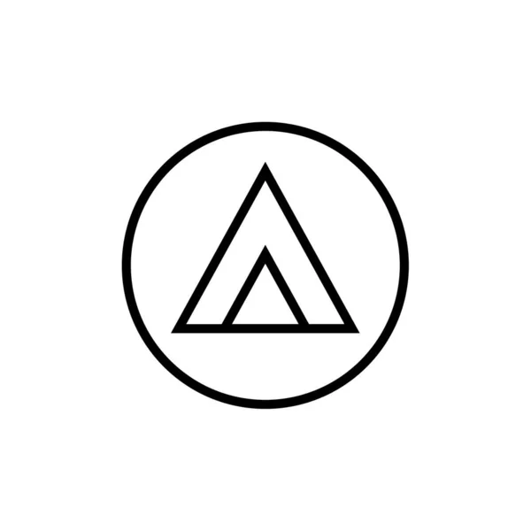 Arrow Web Simple Icon Illustration — Stock Vector