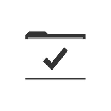 Dosya. Web simgesi basit illüstrasyon          