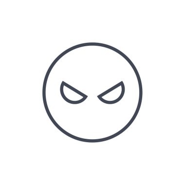 emoji, yüz ifadesi sembolü, simge simgesi, vektör illüstrasyonu