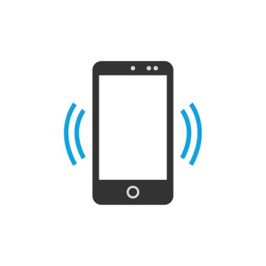 akıllı telefon simgesi basit vektör illüstrasyonu