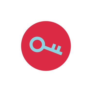 Anahtar web simgesi. vektör çizim 