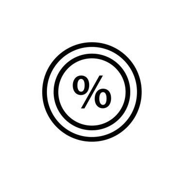 indirimli etiket simgesi, vektör illüstrasyonu 