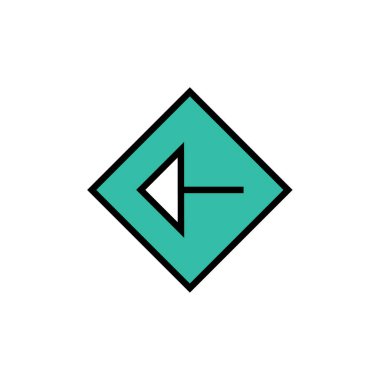 Çıkış simgesi, vektör illüstrasyonu 