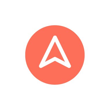 GPS ve Navigasyon simgesi, vektör illüstrasyonu      