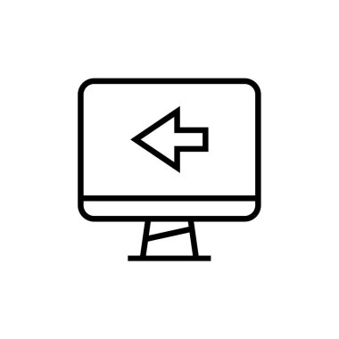 bilgisayar simgesi vektör illüstrasyonu