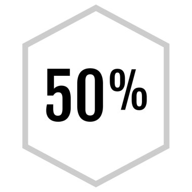 % 100 satış vektör simgesi