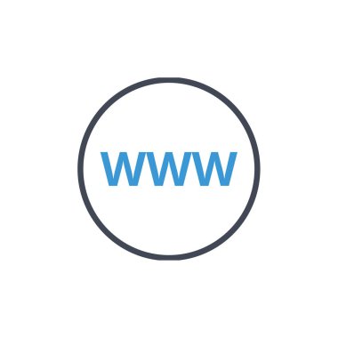 www simgesi, vektör illüstrasyonu 