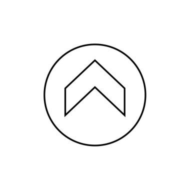 ok, web basit simgesi illüstrasyonu