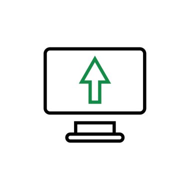 bilgisayar simgesi vektör illüstrasyonu