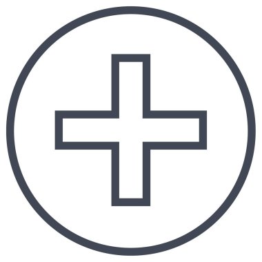 çapraz simge vektör illüstrasyonu 