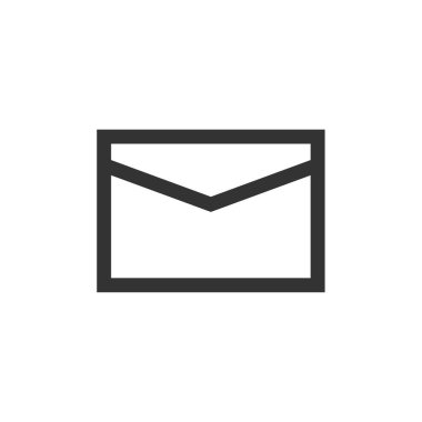 e- posta web simgesi, basit illüstrasyon