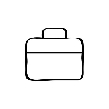 evrak çantası ikonu vektör illüstrasyonu