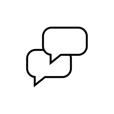 SMS ve Metin Mesajlaşması ikon vektör illüstrasyonu