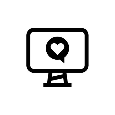 Sohbet simgesi vektörü beyaz arkaplanda izole edildi, Metin Mesajlaşma işareti 