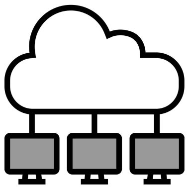 ağ basit vektör illüstrasyonu  