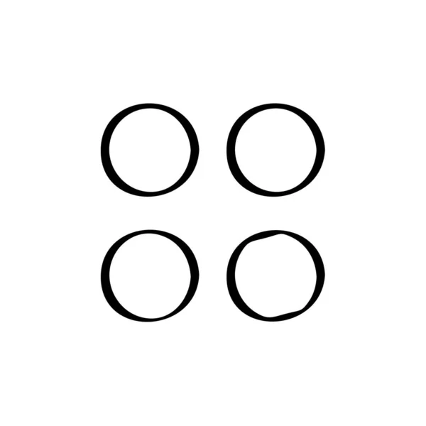 Abstract Dots Circle Logo Design Vector — Stock Vector