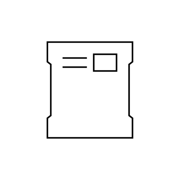 Ilustración Vector Icono Wireframe — Vector de stock