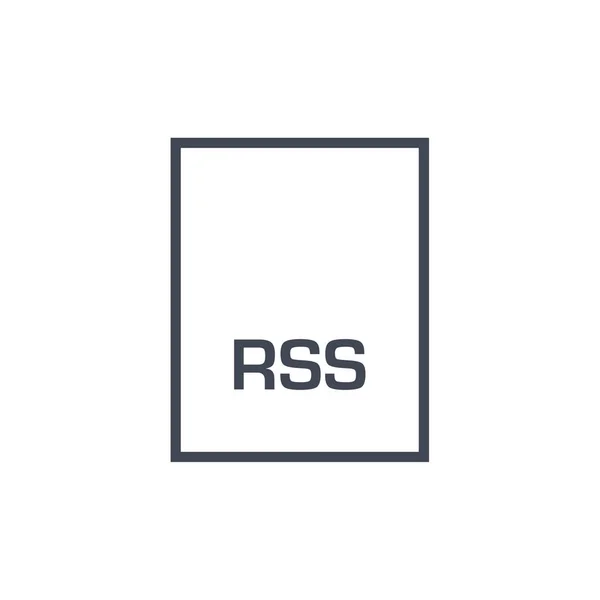 Rss文件名扩展名向量示例 — 图库矢量图片