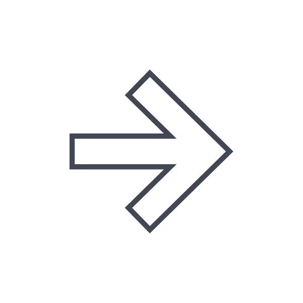 Simple Arrow Design Vector Illustration — Stock Vector